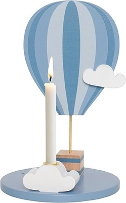 Jabadabado soporte para vela globo aerostático azul