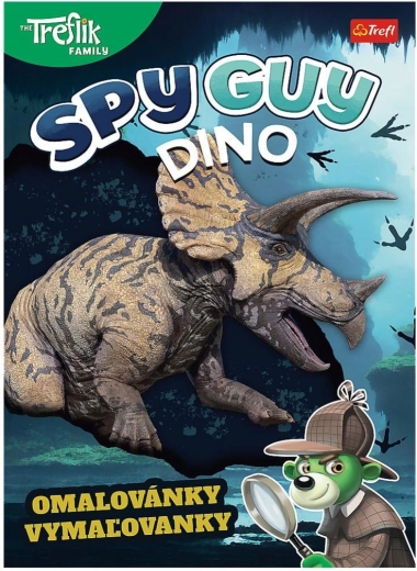 Libro para colorear Spy Guy Dino 20 × 27,5 cm