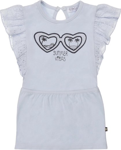 Vestido Dirkje summer vibes azul claro para niñas