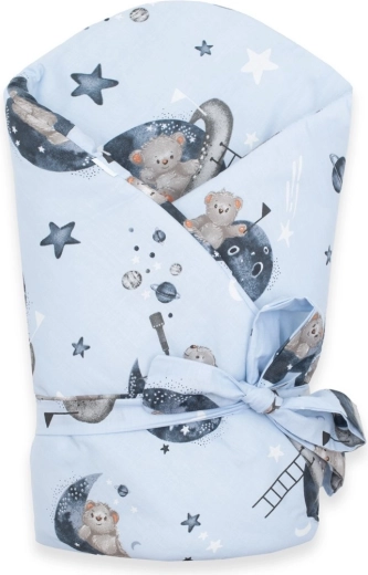 Arrullo infantil New Baby osito en el espacio 80 × 80 cm