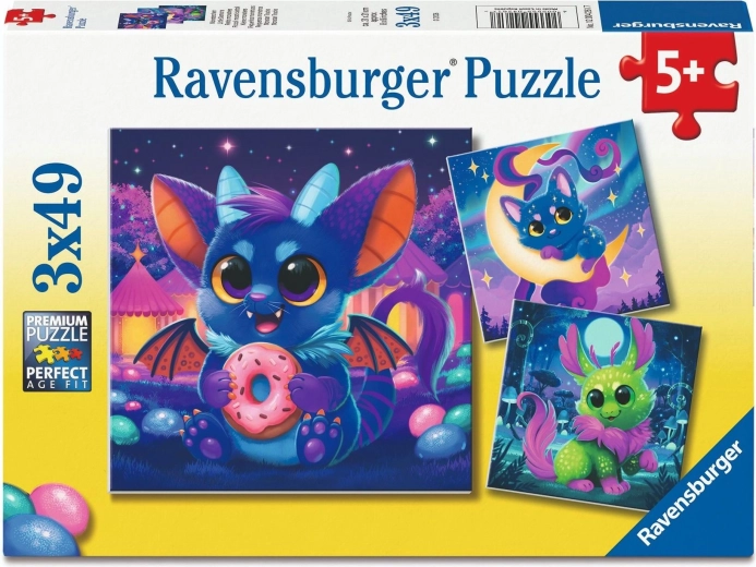 Puzzle Ravensburger Pequeña Čáblice 3×49 piezas