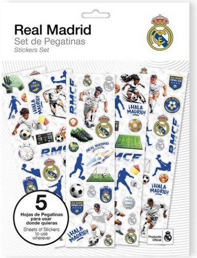 Pegatinas REAL MADRID – set de 92 uds.