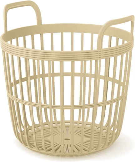 Cesta Zoe Basket con asas 36,4 cm color paja