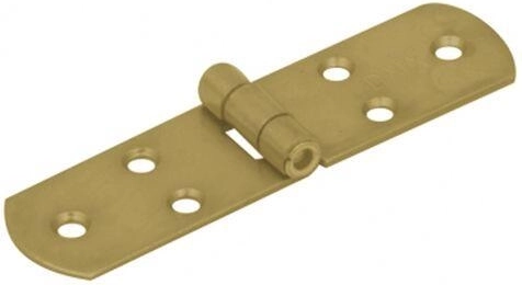 Bisagra francesa 120 × 33 × 2,5 mm galvanizada en amarillo