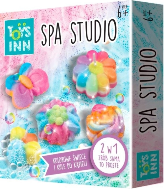 Set creativo SPA Studio Flower – fabricación de velas y bombas de baño