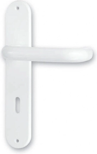 manilla estándar blanca de plástico 90 mm