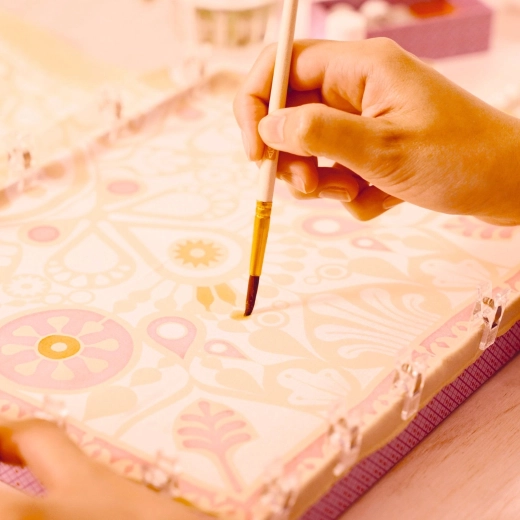 Pintado preciso gracias al tensado de la tela