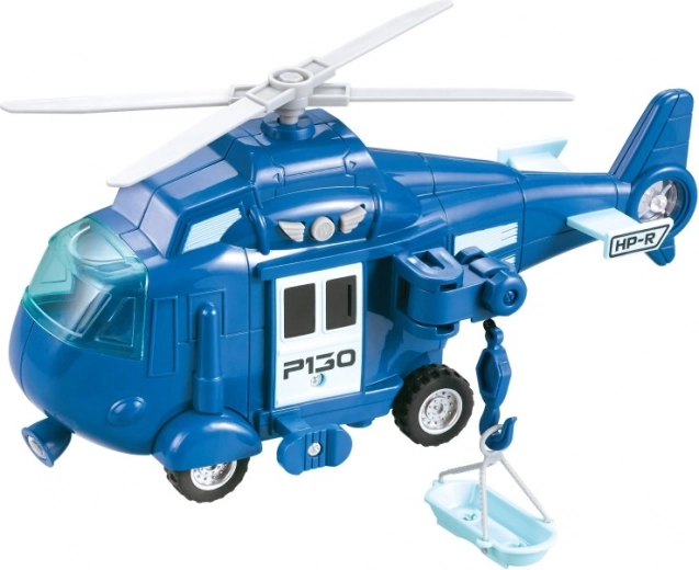 Helicóptero policial a escala 1:20