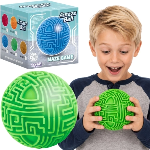 Woopie amaze ball – bola laberíntica 3D verde