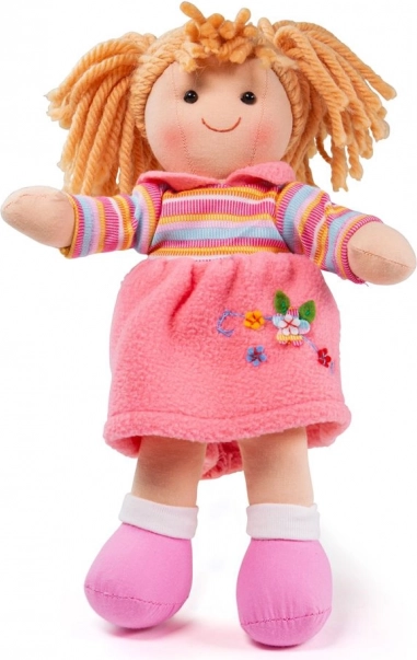 Muñeca de tela Bigjigs Toys Jenny 28 cm