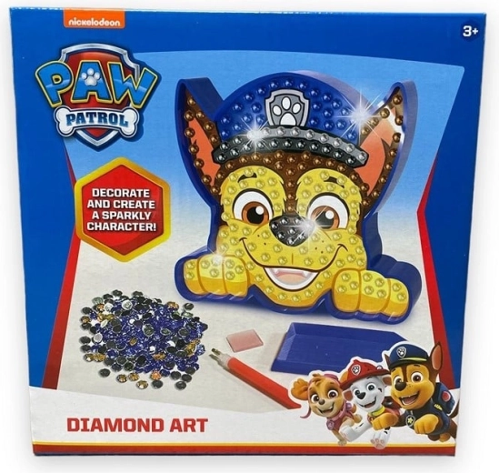 Pintura de diamantes Patrulla Canina Chase 18 × 18 cm