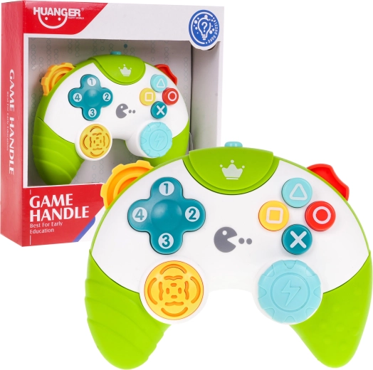 Mando de juego interactivo para niños 18m+ con botones de colores, sonidos, melodías y luces