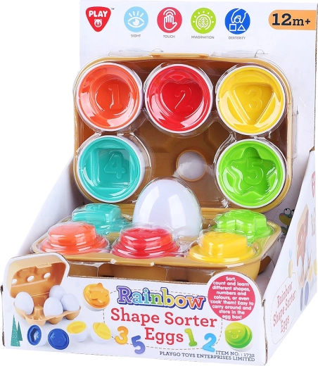 Playgo funda arcoíris para huevos