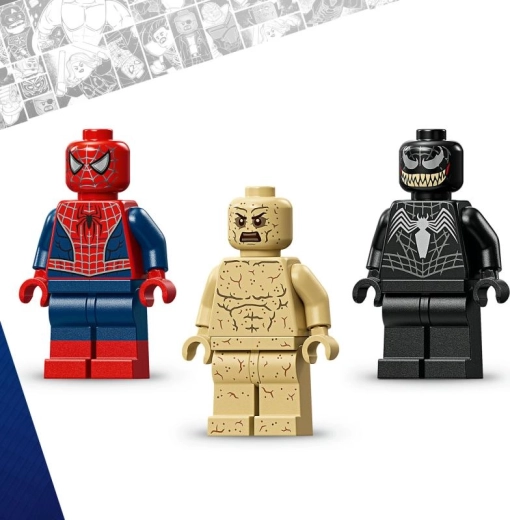 Tres minifiguras icónicas