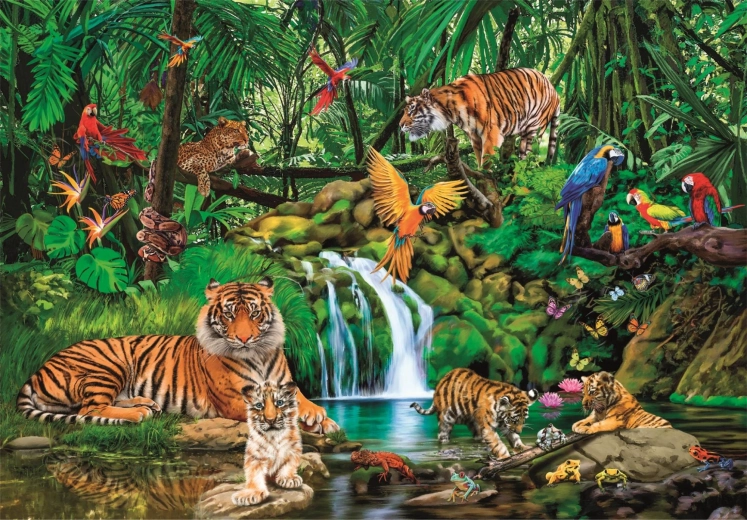 Puzzle Clementoni "Refugio en la jungla" de 300 piezas