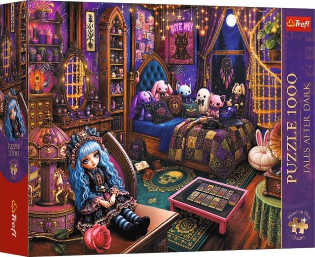 Trefl Puzzle Premium Plus Tales After Dark: Muñeca gótica 1000 piezas