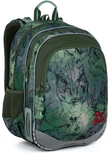 Mochila escolar Topgal con motivo de dinosaurio