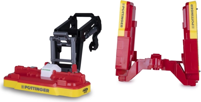 Segadoras Pöttinger con cargador frontal para tractor RC Fendt Vario 1:24S