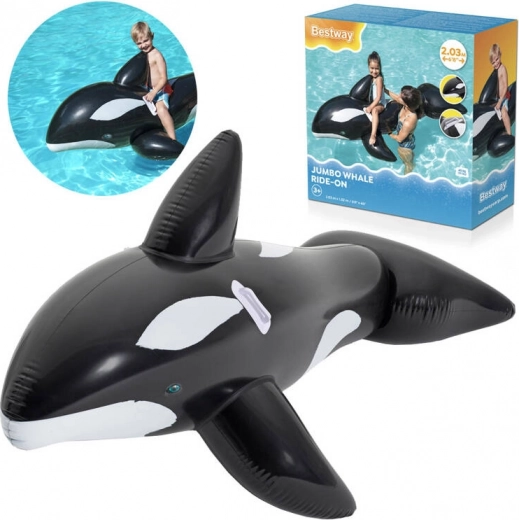 Bestway orca hinchable para el agua 203 × 102 cm