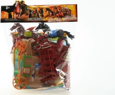 Set del Lejano Oeste – indios de plástico con accesorios
