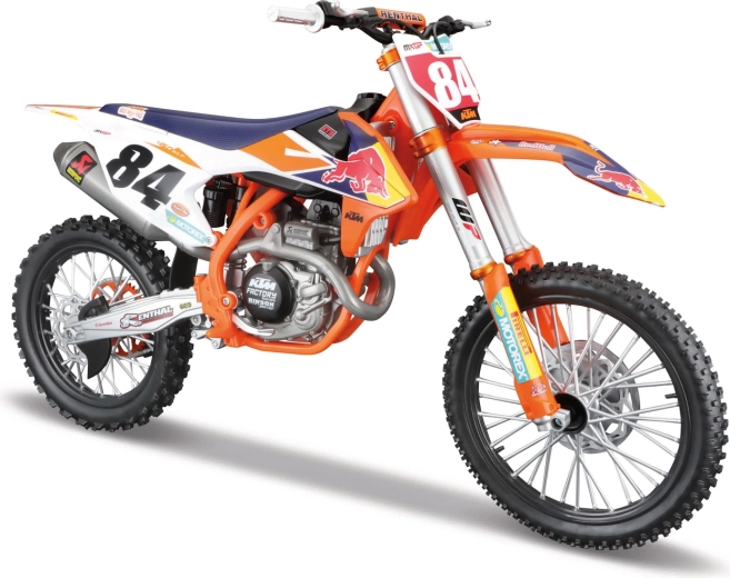 Maisto motocicleta Red Bull KTM 450 SX-F Factory Edition 2018 Jeffrey Herlings #84 1:6