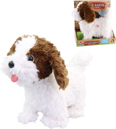 Perrito de peluche caminante