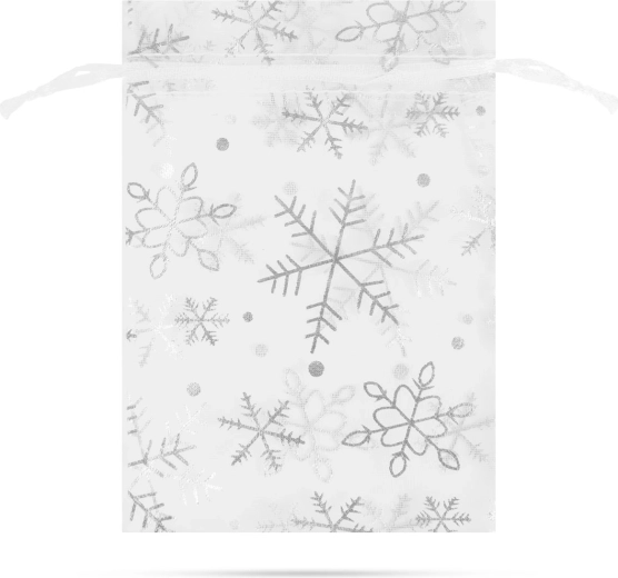 Copos de nieve brillantes