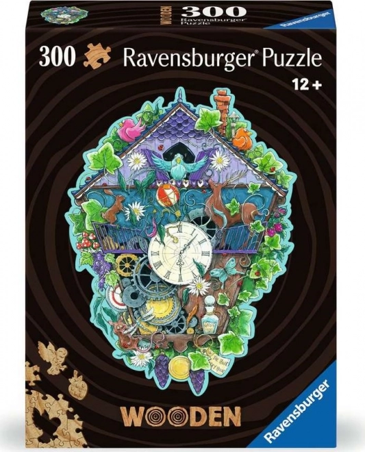 Puzle de madera con contorno Reloj de cuco 300 piezas Ravensburger