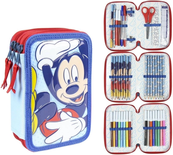 Estuche Mickey equipado de tres pisos - 1 pieza