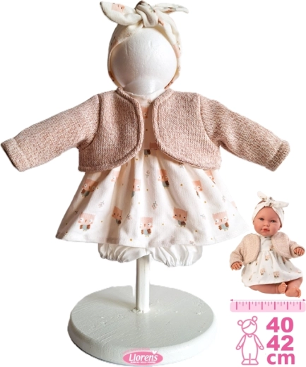 Ropa para muñeca New Born 40–42 cm, set de 4 piezas Llorens
