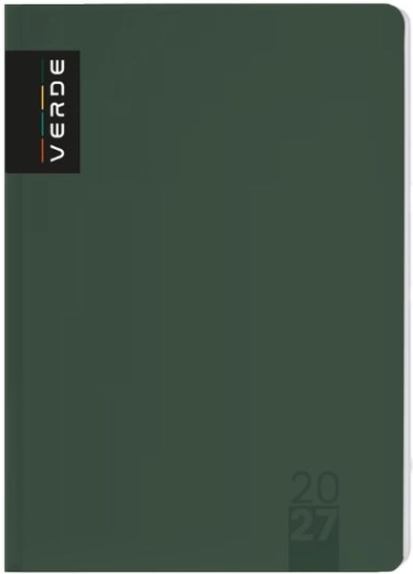 Agenda semanal A5 Verde 2027 verde