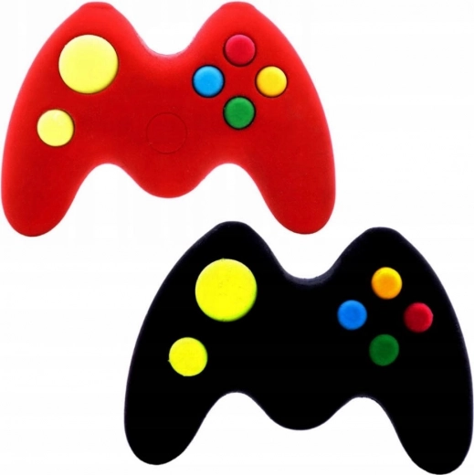 ASTRA goma de borrar con motivo de mando de juego (mix de colores)