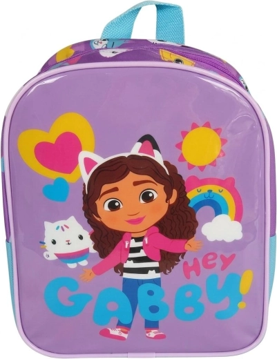 Mochila preescolar La casa de muñecas mágica de Gabby morada