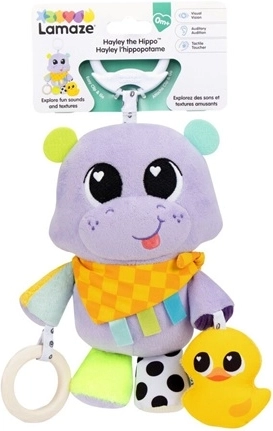 Juguete colgante Lamaze Hippo Hayley con clip