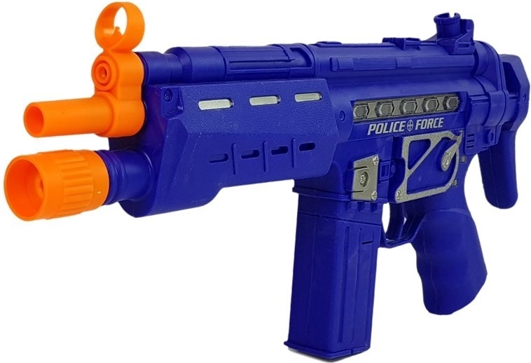 Pistola de policía realista con luz y sonido
