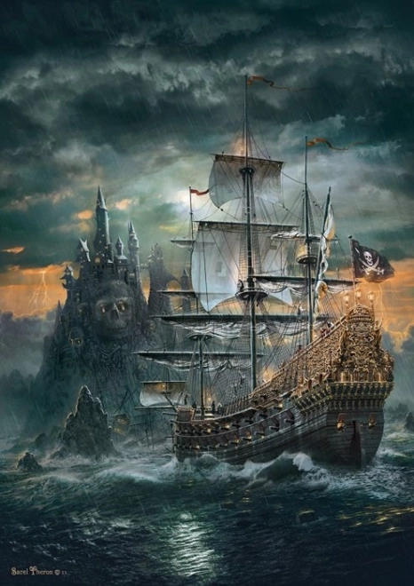 Puzzle de 1500 piezas – barco pirata CLEMENTONI High Quality Collection