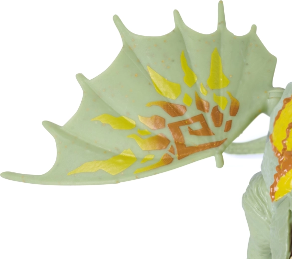 Auténtico dragón Rumblehorn con alas detalladas