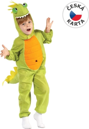 Disfraz infantil de carnaval de dinosaurio (80–92 cm)