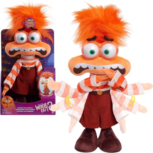 Inside Out 2 peluche interactivo Temor (Anxiety) 32 cm