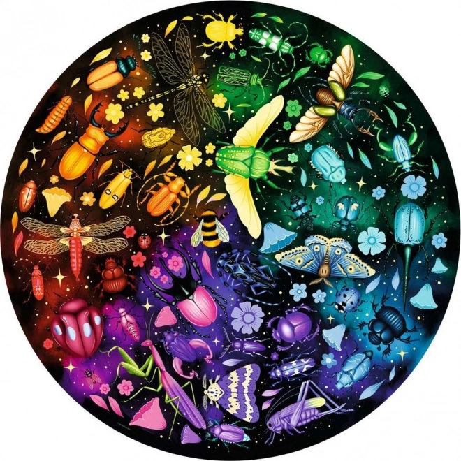 Puzzle Paleta de colores - Insectos, 500 piezas