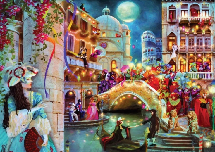 Puzzle Clementoni Luna de Carnaval 1000 piezas