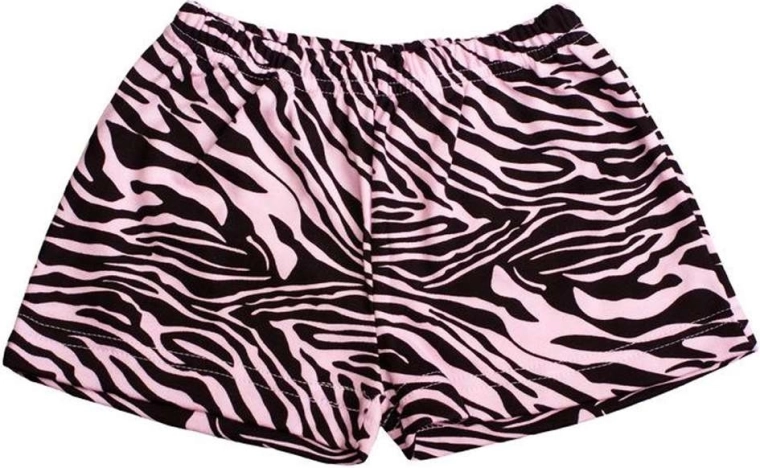 Pantalones cortos infantiles New Baby Zebra rosas