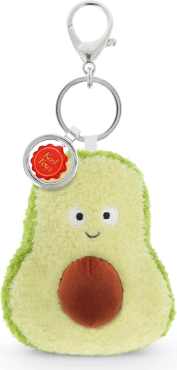 Llavero de peluche para bolso aguacate 12 cm