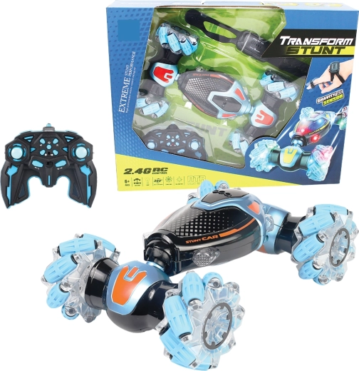 Coche RC Transforma 2 en 1 con control por gestos