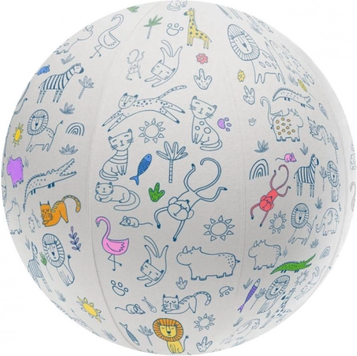 Balón para colorear con animales 45 cm ARTO