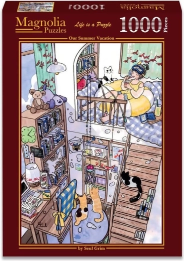 Puzzle Magnolia "Nuestras vacaciones de verano" 1000 piezas