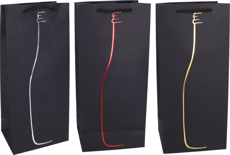 Bolsa de regalo para botella M 17 × 38 × 9 cm