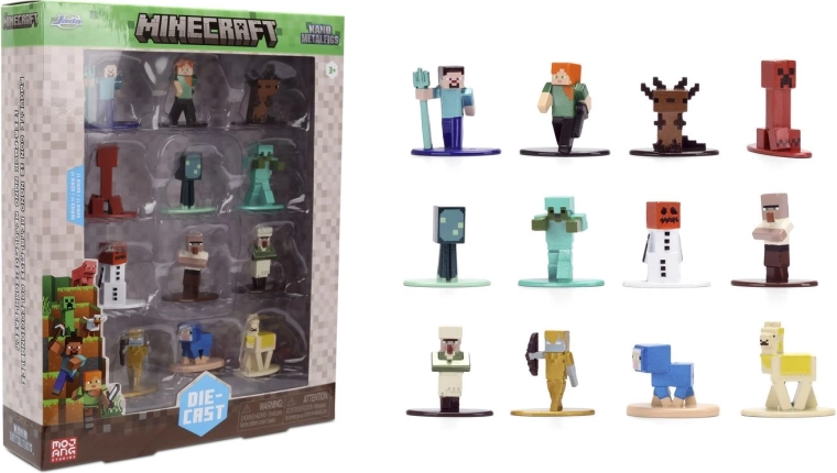 Jada Minecraft figuras metálicas serie 17 - 12 uds.