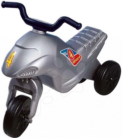 Bicicleta de equilibrio Super Bike mini plateada 41 cm
