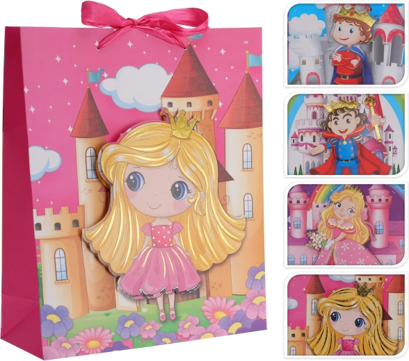 Bolsa de regalo infantil 3D 32 × 26 × 10 cm, mix de diseños